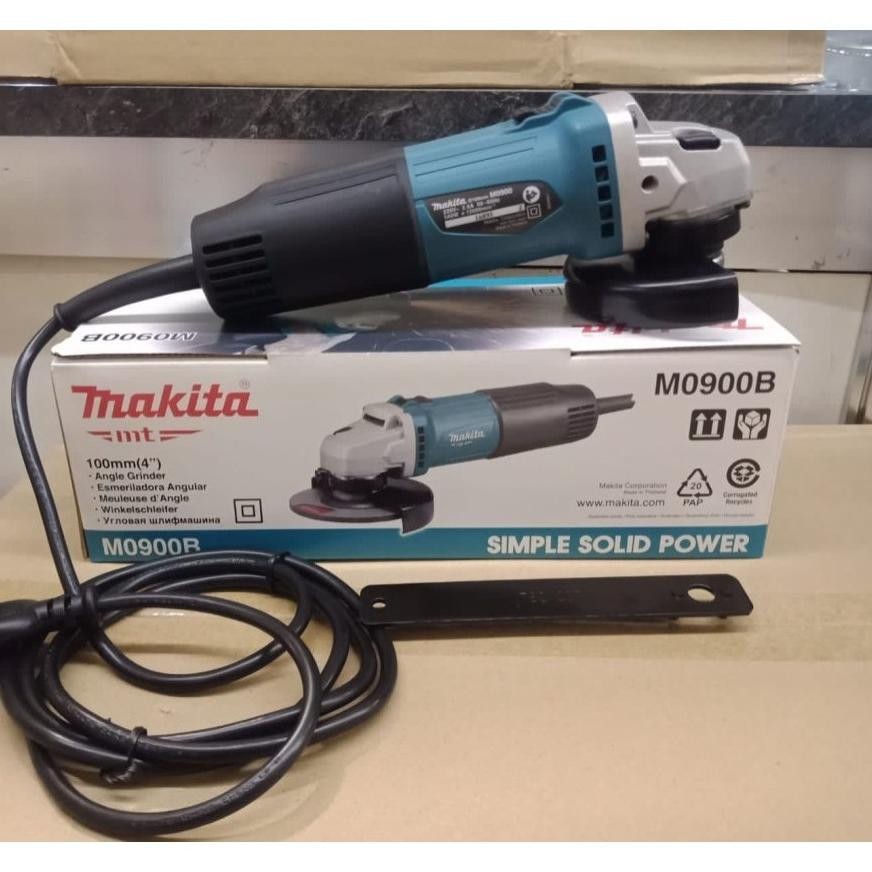 MAKITA M0910B Mesin Gerinda Tangan 4 Inch Angle Disc Grinder Gurinda Grinda Listrik M 0910 B M 0910B