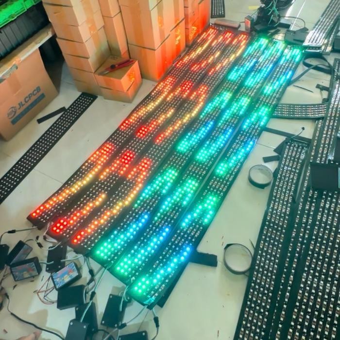 Strobo Running Text 5 Baris Wifi Rubah Text Via Hp Led Fleksibel Original Dan Terpercaya