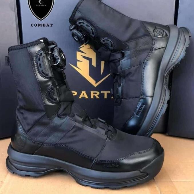 sepatu pdl spartan tactical combat Boots Shoes Hitam Pria