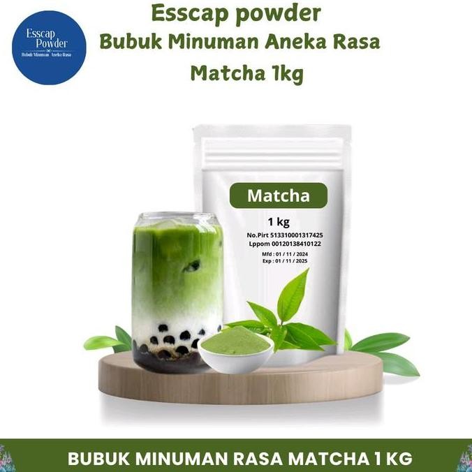 

Original Matcha Powder 1kg - Bubuk Teh Hijau Premium Untuk Minuman & Milkshake Serbuk