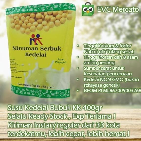 

Original Susu Kedelai Bubuk KK - Soya Bean Powder NON GMO Minuman Sehat 1Kg
