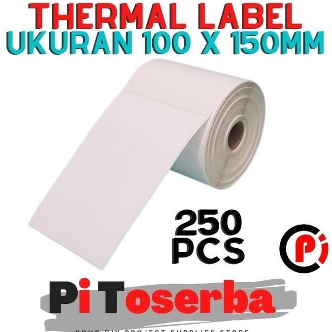 

Thermal Label Barcode Resi Pengiriman 100 X 150Mm Direct Thermal 250Pc