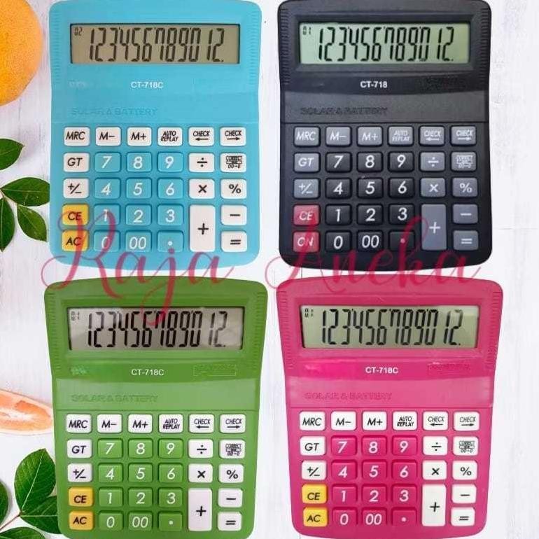 

Kalkulator SDC 718 Warna / Calculator SDC 718 CT 718 WARNA KALKULATOR MEJA DAGANG 12 DIGIT CT RB2