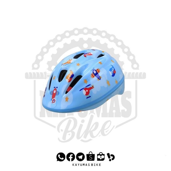 Helm Sepeda Anak Polygon Aero Helmet Original Dan Terpercaya