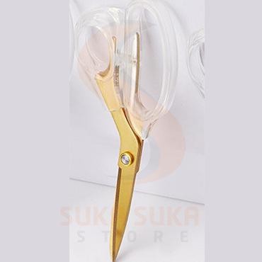 

Gunting Multifungsi Serbaguna Gagang Transparan Unik Elegan/ Teflon Anti Rust Office Scissors / Kantor Sekolah Rumah Kerajinan Kain Kabel RB2