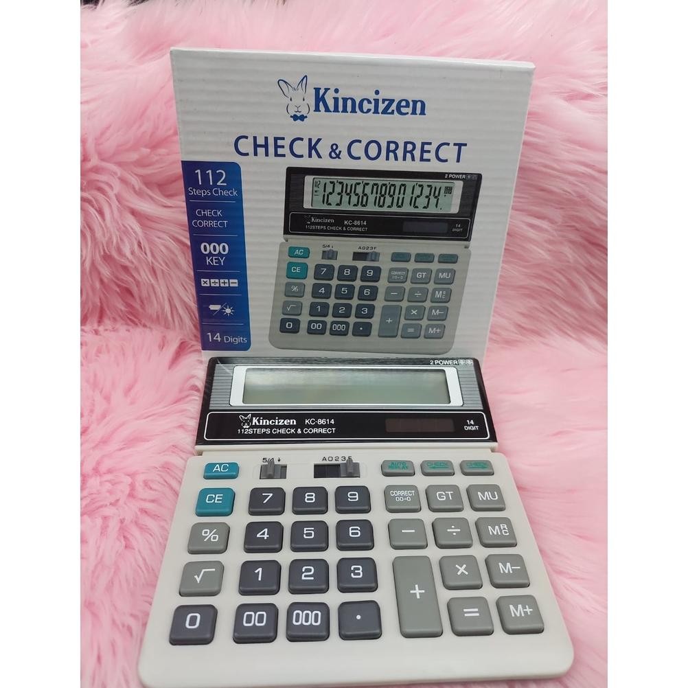 

KALKULATOR CITIZEN CT-8614 14 DIGIT CHECK DAN CORRECT | KALKULATOR DAGANG CT 8614 RB2