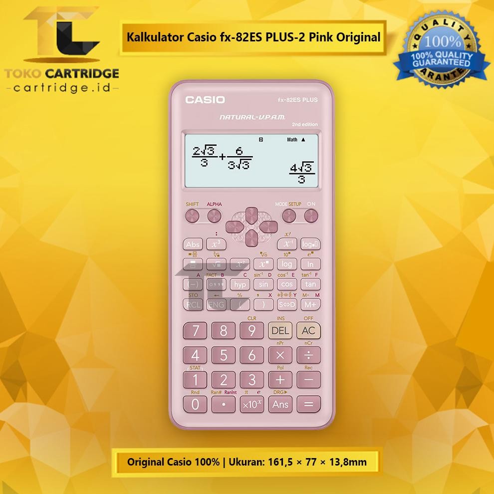 

Kalkulator Casio fx 82ES PLUS-2 12 Digit Calculator Scientific Kalkulator Ilmiah FX 82ES Plus 2 12 Digit Garansi Resmi Original RB2