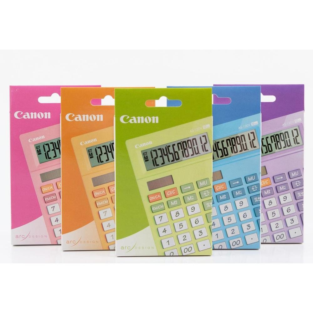 

CALCULATOR KALKULATOR CANON WARNA WARNI AS 120V RB2