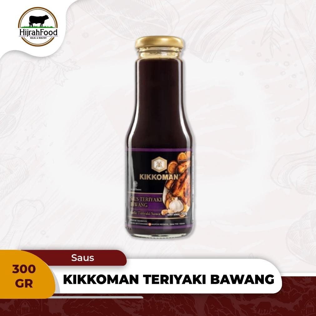 

Kikkoman Saus Teriyaki Bawng Garlic Teriyaki Sauce 300 gram Halal Nugi