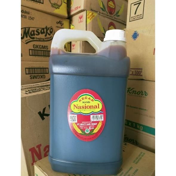 

Kecap Manis Nasional Jerigen 6kg Original Berkualitas Nugi