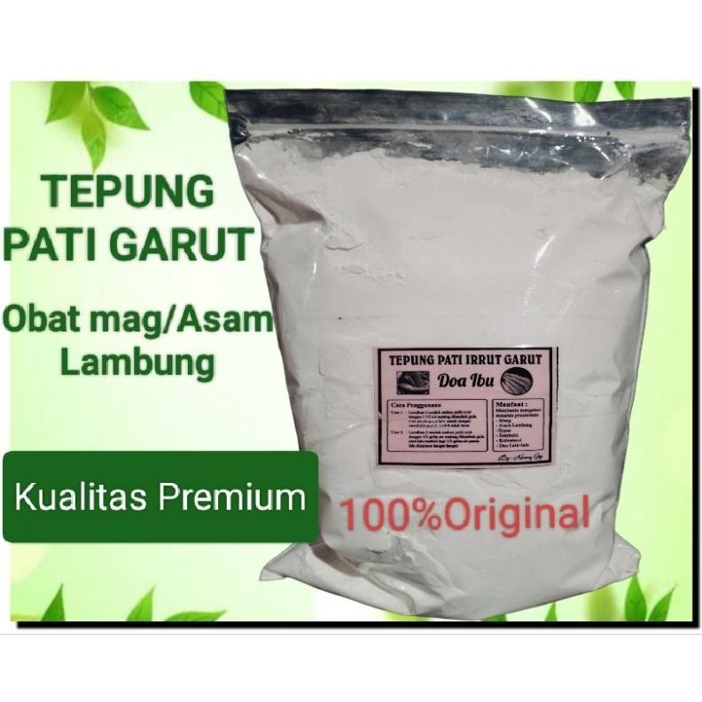 

Tepung Pati Garut Asli 1kg & 500gr Untuk Asam Lambung Nugi