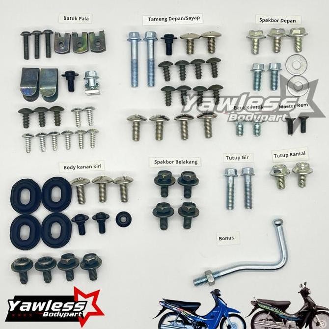 Baut Full Body Supra Fit Lama / Supra Lama Motor Ready