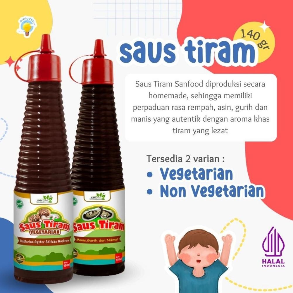 

Saus Tiram Sanfood 140ml Non MSG non Pengawet / Saus Tiram Vegan Nugi
