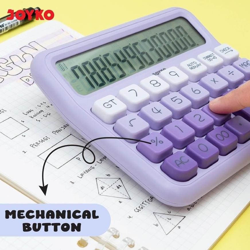 

STYLIST COLOR CALCULATOR JOYKO CC-63DCO - KALKULATOR PASTEL WARNA DESKTOP MEJA RB2