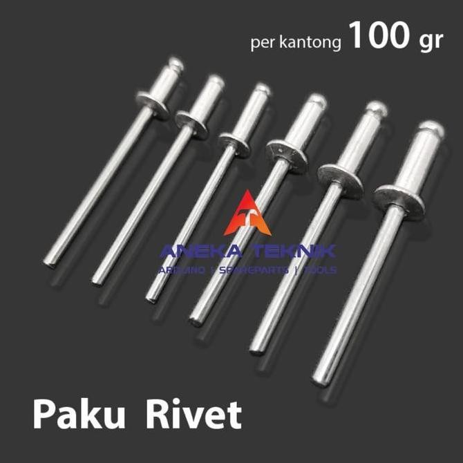 Paku Rivet / Paku Keling / Paku Tembak 3.2mm 4mm 5mm TERBARU