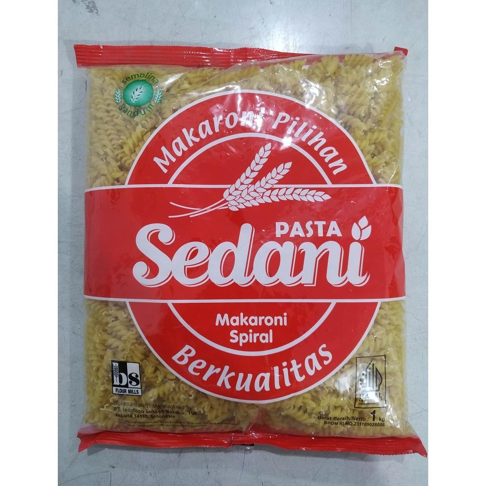 

Sedani Makaroni Pipa - Spiral 1 Kg Nugi