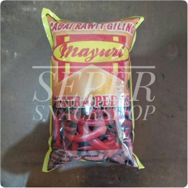 

BUMBU TABUR INSTANT / CABE BUBUK / CABAIBUBUK / CABAI / CABE / CABEBUBUK SUPER PEDAS MAYURI 1 KG Nugi