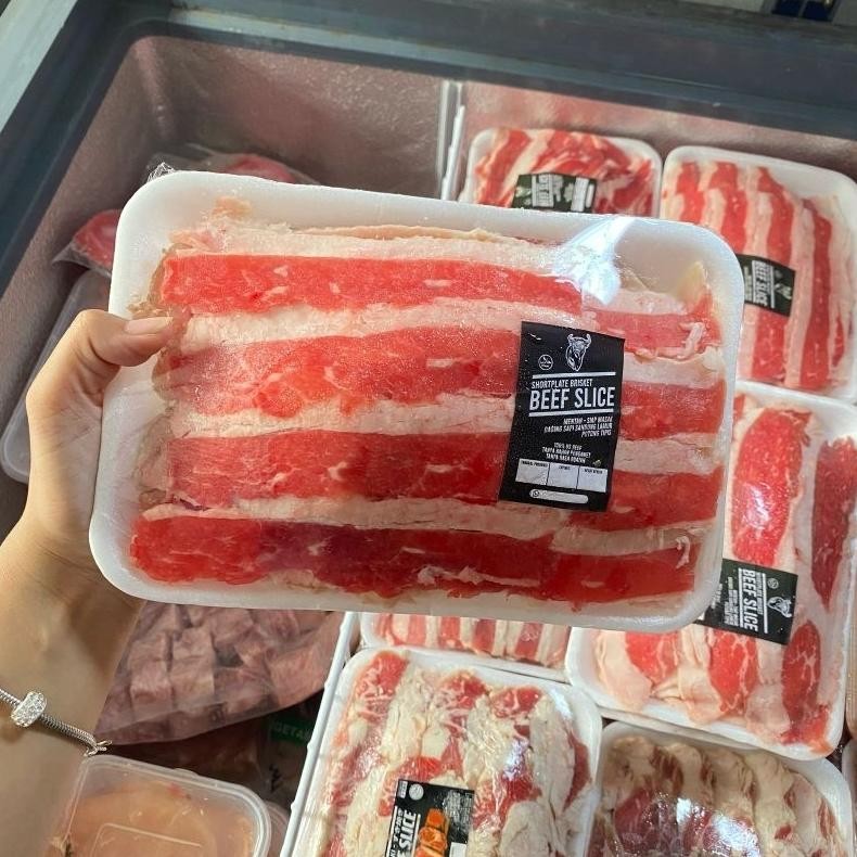 

Daging Slice Beef Lemak kualitas Medium 500gr Nugi