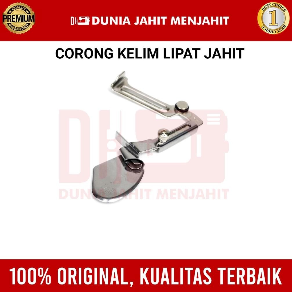 100% Ori Corong Kelim Lipat Jahit Kerudung Berbagai Ukuran Nugi