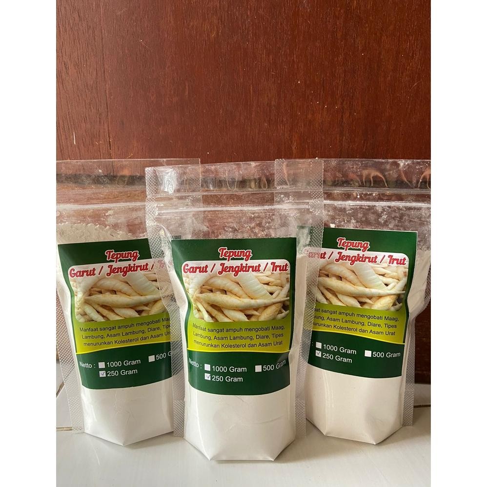 

Tepung Irut/Tepung Pati Irut/Tepung Garut/Jengkirut 500gram Nugi