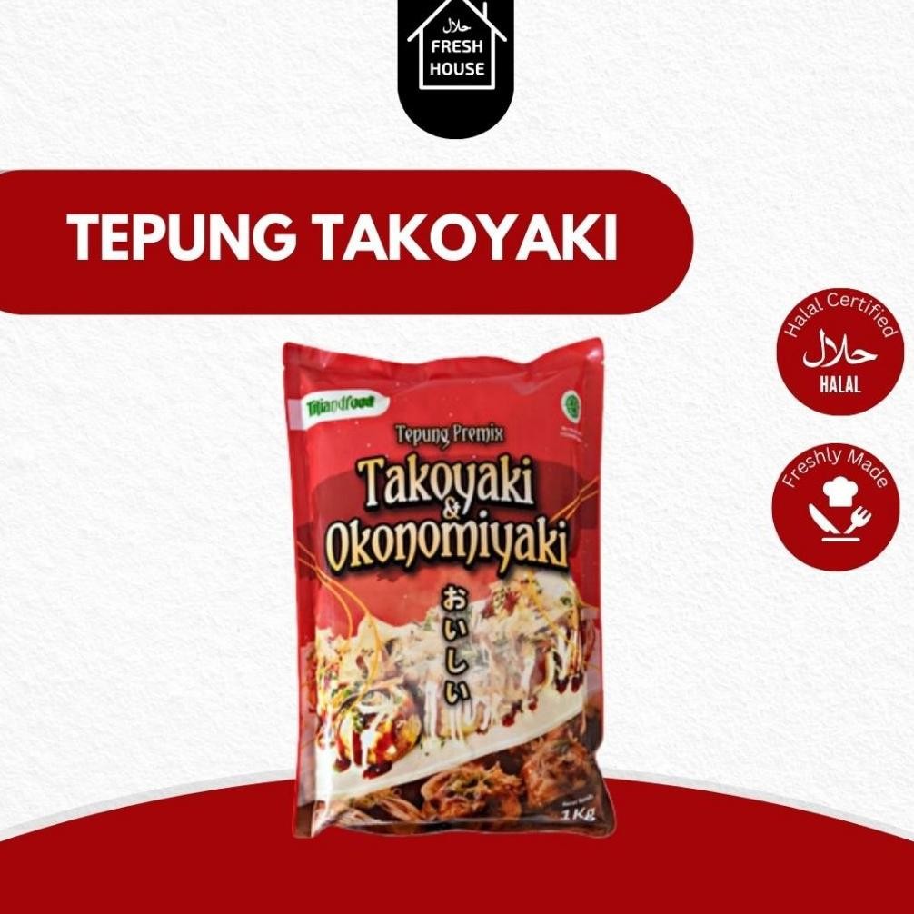 

Tepung Takoyaki Dan Okonomiyaki Instan Halal 500gr/1kg Nugi