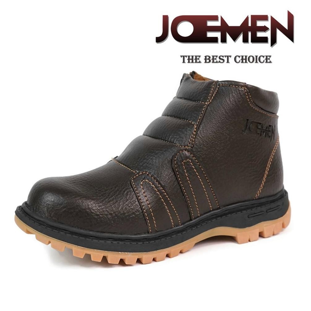 Ready Sepatu Safety J 94 Proyek Ujung Besi Asli 100% Brand Lokal - Septy Shoes Boot - Septi Kerja Ku