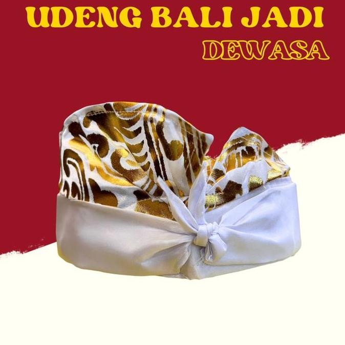 Udeng Bali Jadi Prada Merah Putih DEWASA PS