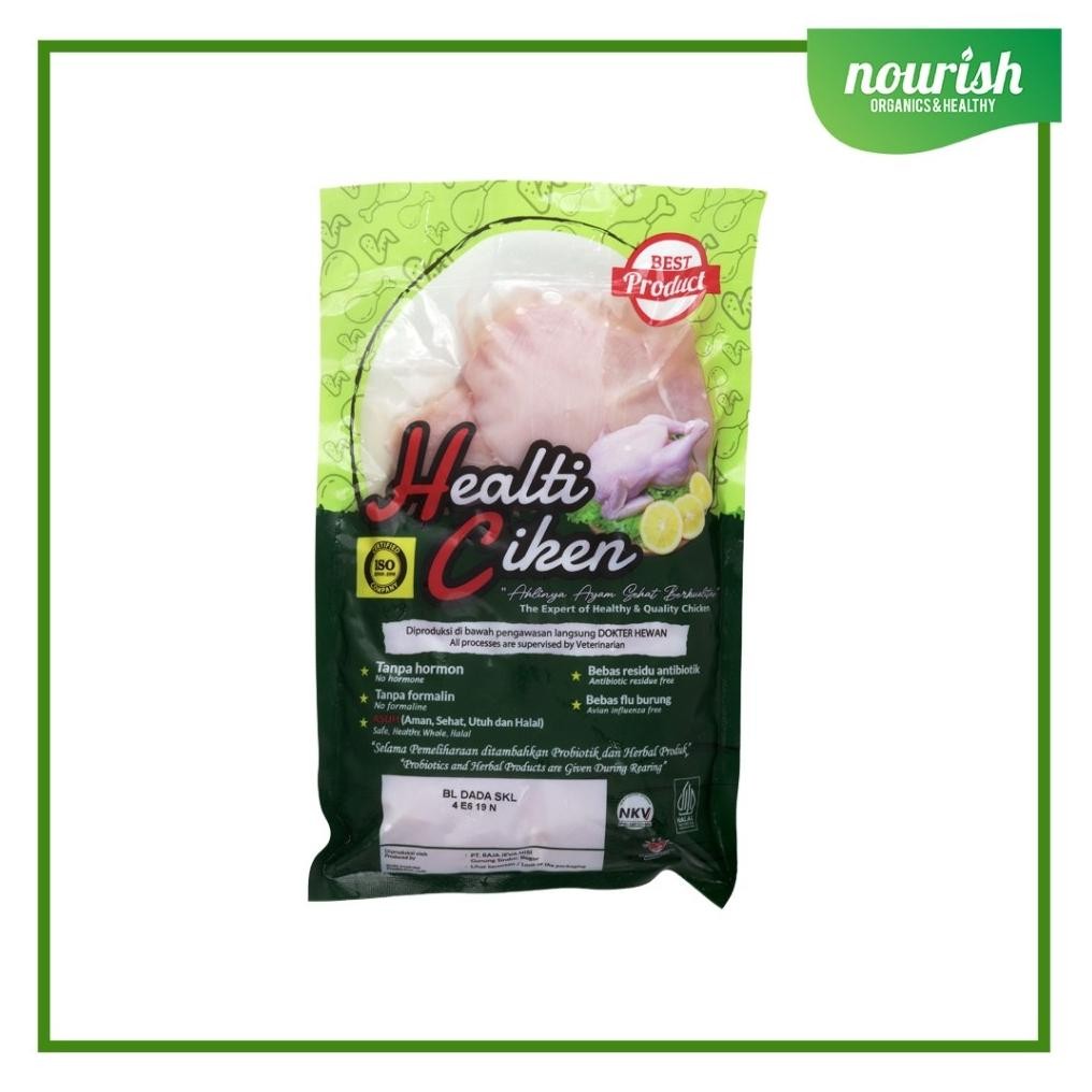 

Healti Ciken Boneless Dada Ayam / Fillet Dada Probiotik Halal 900-1000gr Nugi