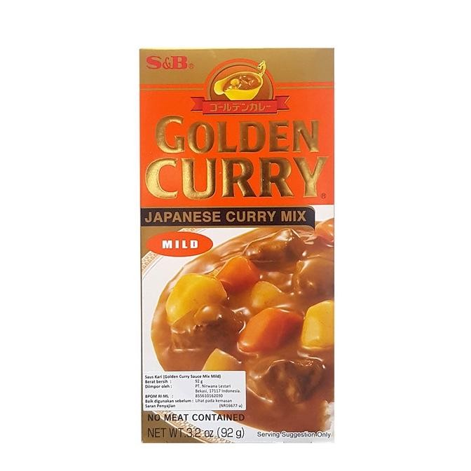 

READY STOCK S&B Golden Curry Japanese Mix Mild / Saus Kari 92 Gr
