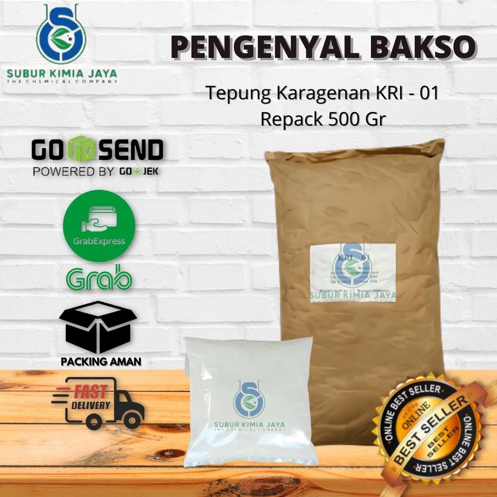 

Tepung Karagenan Pengeyal Bakso Baso 500 GR Nugi