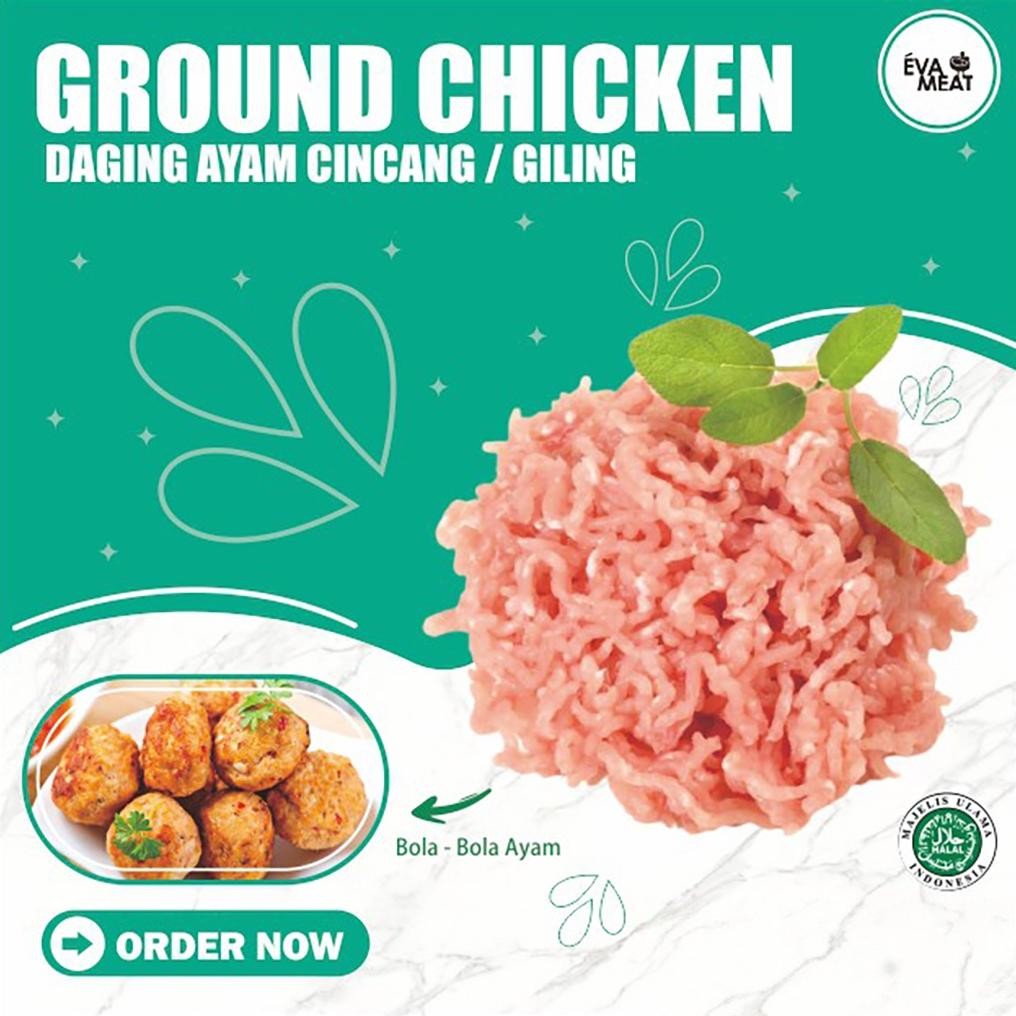 

Daging Ayam Cincang - Daging Giling Ayam - Minced Chicken - Ground Chicken - Cincang Ayam Bandung Nugi