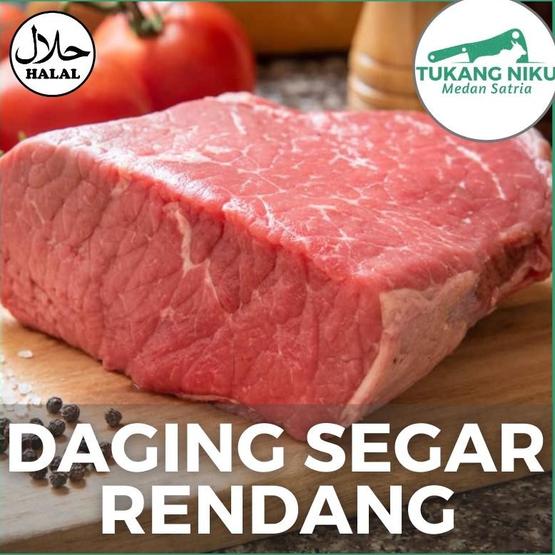 

Daging Sapi Rendang - Segar Halal Sedikit Lemak Fresh Beku Frozen Semur Sop Rawon Potong Kg Gram Gr Nugi