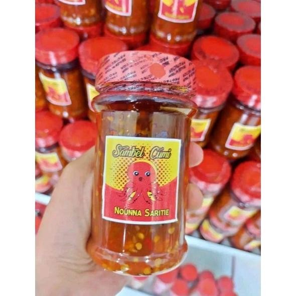 

Sambal Cumi NOUNNA SARITIE Terenakk 200 gr Nugi