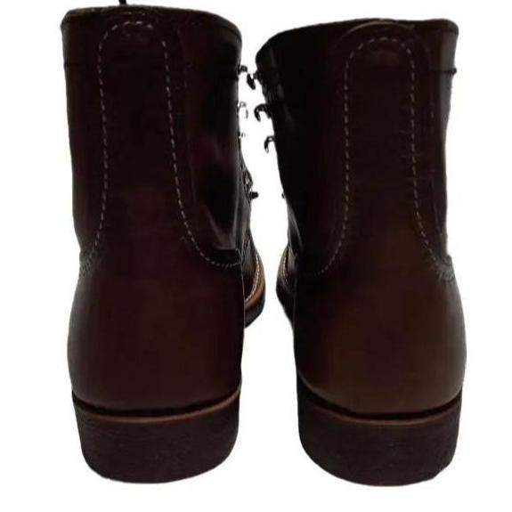 Red Wing 8111 Iron Ranger Amber Harness Leather - VOCMEL ONLY Sepatu Boots Pria 6-Inch Baru Made in 