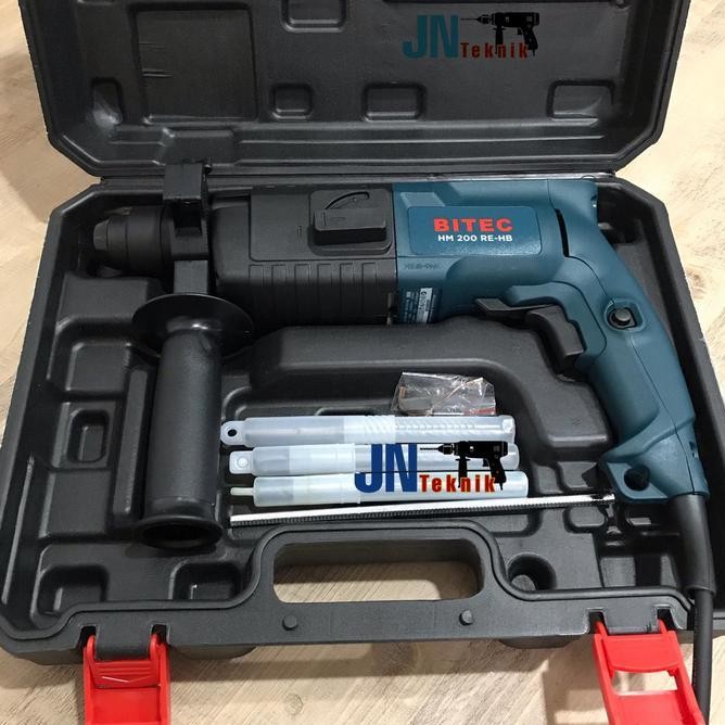 Mesin Bor Beton Bitec Hm 200 Re- Hb / Rotary Hammer Bitec Hm 200 Re-Hb