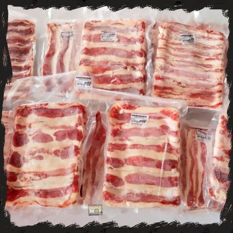 

Daging Sapi Slice (Fat) / Shabu Beef / Yoshinoya Beef / Sukiyaki / Shortplate Aus 500 Gram Nugi