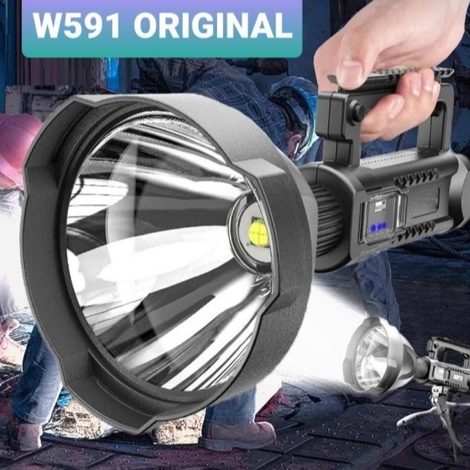 Terbaru Senter X2000 W591 W590 Usb Charger Super Terang