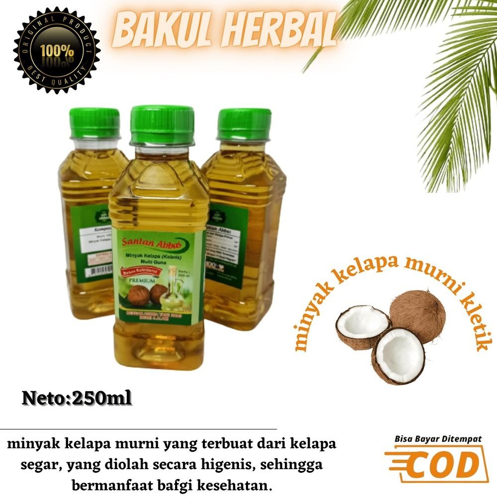 

Minyak Kelapa Asli 250ml Murni 100% / Klentik / Keletik / Kelentik / Lentik Nugi