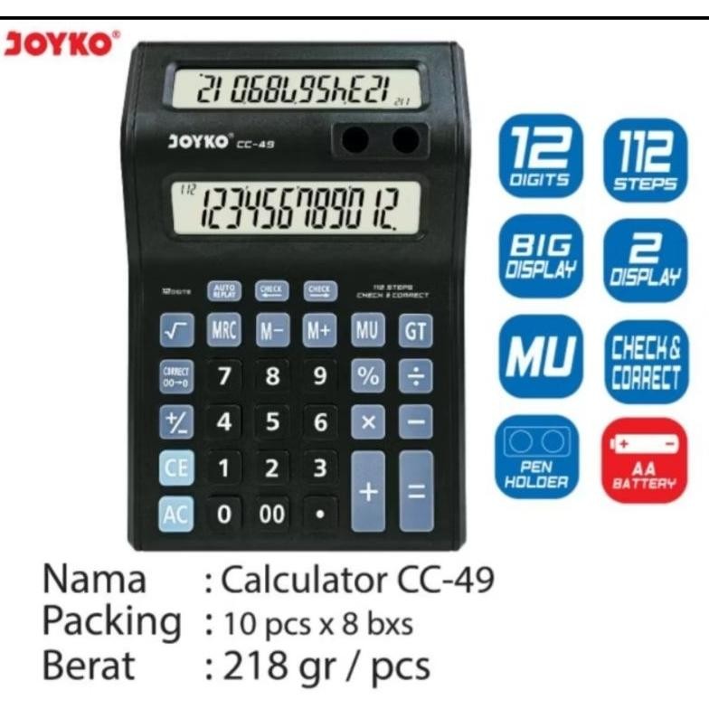 

calculator joyko cc-49 12 digits RB2