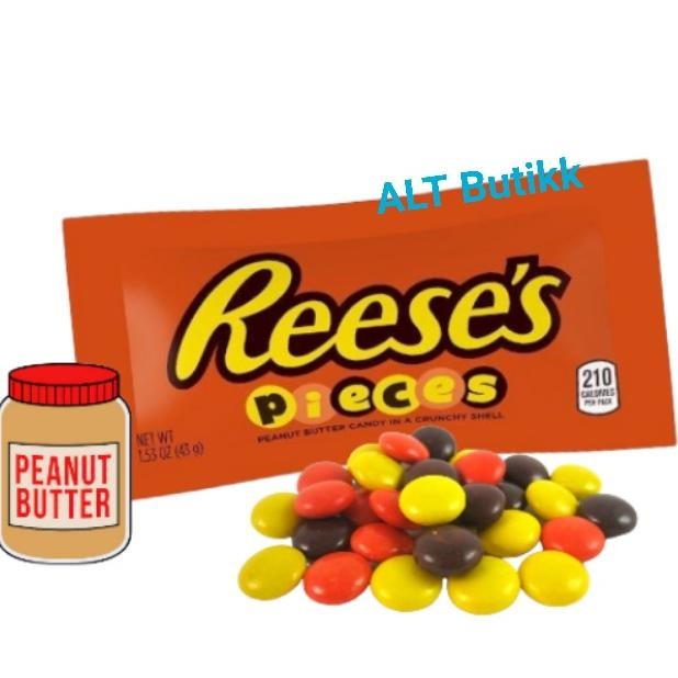 

READY STOCK REESE'S PIECES PEANUT BUTTER CANDY | REESES COKLAT RASA KACANG 43 GRAM | PRODUCT OF USA