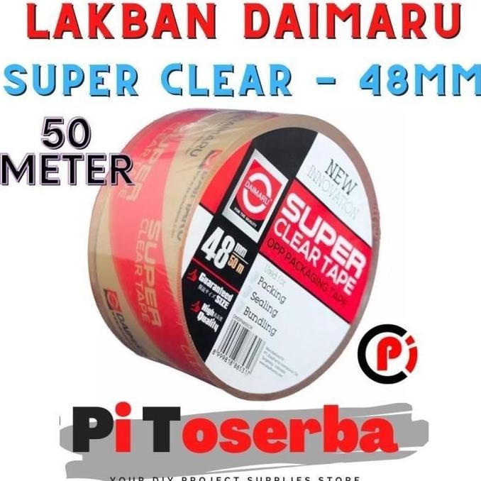

Daimaru Lakban Bening Super Clear Ukuran 2 Inch 48Mm X 50 Meter