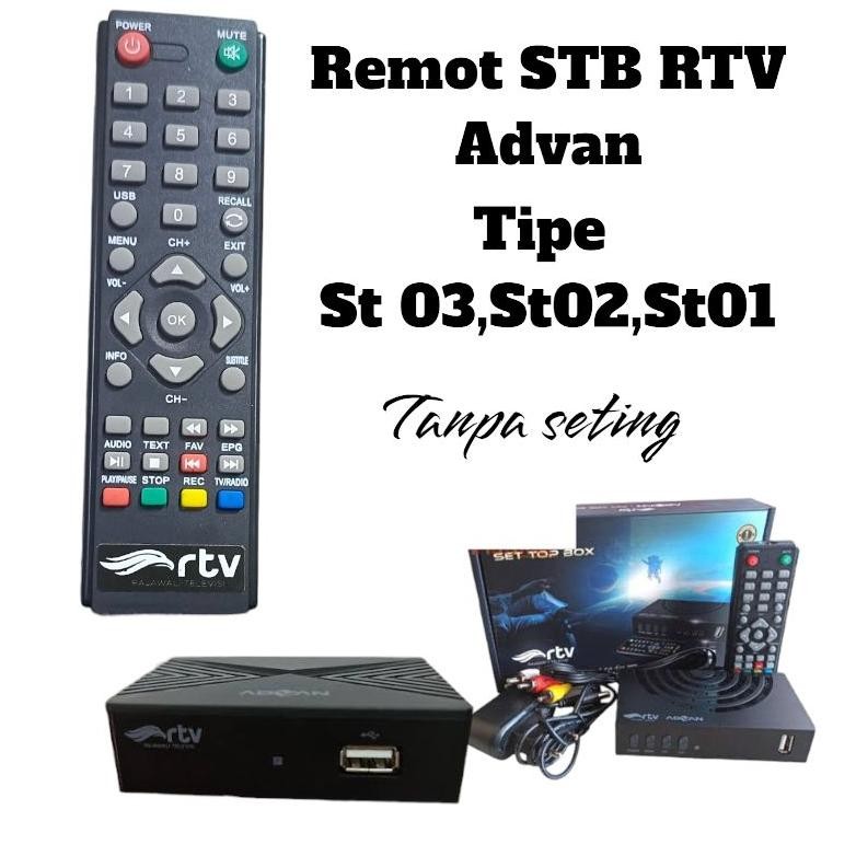 Remot stb Rtv Advan/Remot set top box Rtv advan Nugi