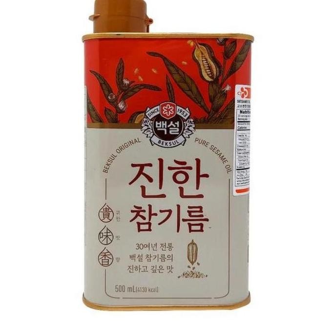 

Beksul Pure Sesame Oil 500Ml Minyak Wijen Korea Cj Cheiljedang Diskon!