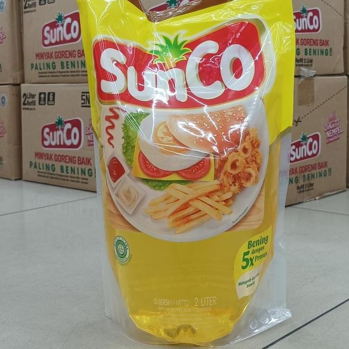 

Sunco Minyak Goreng 2 Liter Jernih & Sehat Refill Pouch Terlaris Diskon!