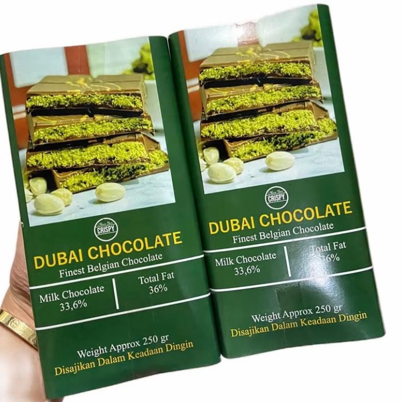 

Termurah Dubai Chocolate Premium Milk / Coklat Dubai Premium Ni-22