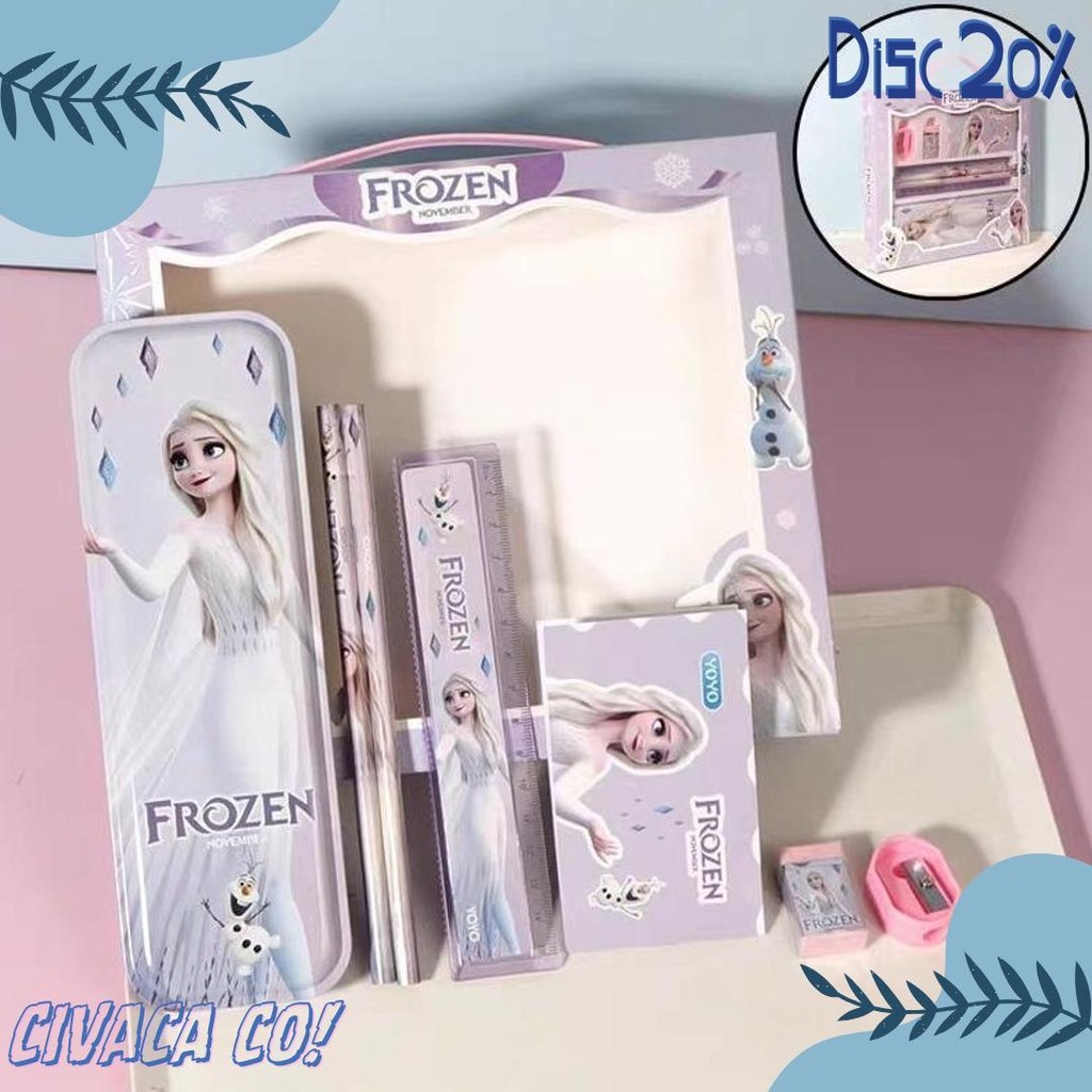 

Voova Stationary Set Kotak Pensil Anak Set Stationery Alat Tulis Kotak Pensil Karakter Terlengkap Dan Termurah
