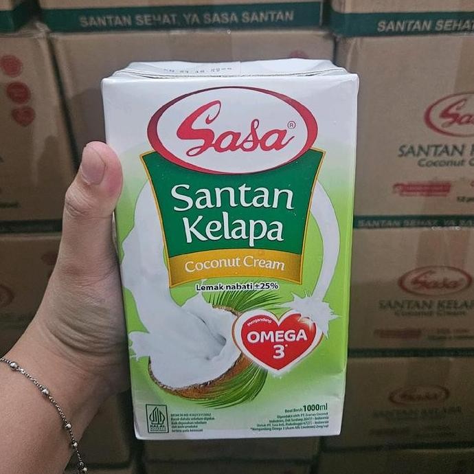 

Sasa Santan Cair 1 Liter Santan Kelapa Siap Pakai Masakan Praktis Diskon!