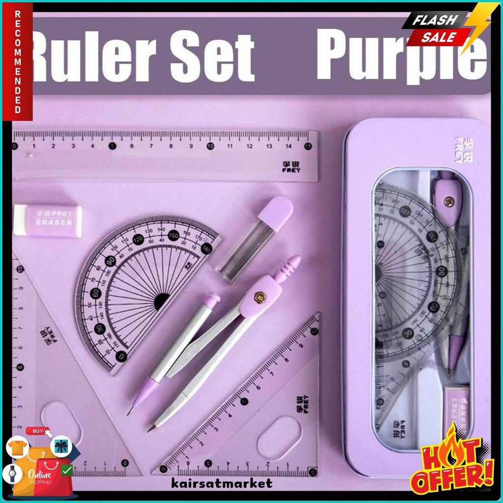 

Kompas Set 8In1 Matematika Set Penggaris Set Jangka Set Compass Set Math Set Pensil Murah Bonus Penggaris Dan Penghapus Alat Tulis Kotak Pensil Logam Sekolah Kantor Pelajar Terlaris! Produk Ini Banyak Dicari