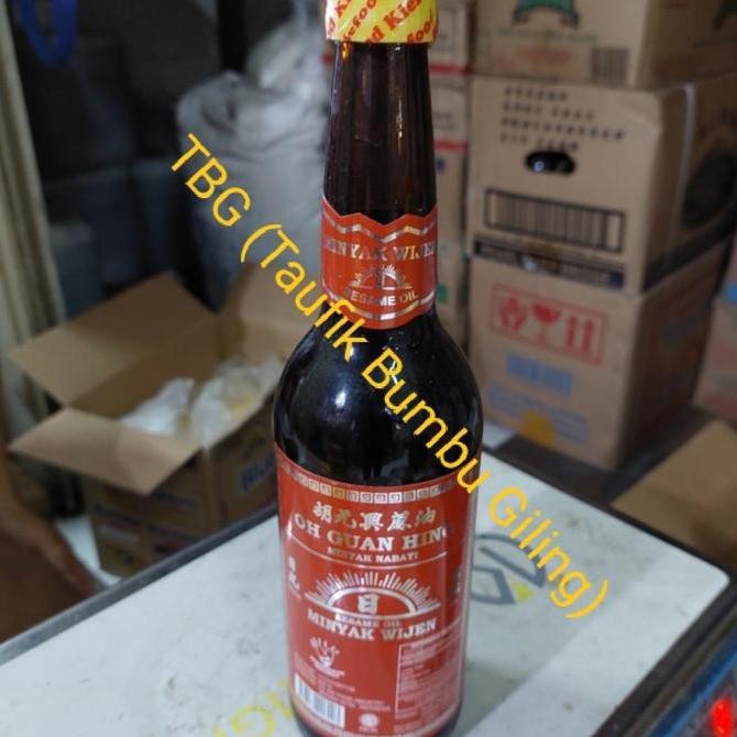 

Minyak Wijen Oh Guan Hing 600Ml - Botol Besar Pure Sesame Oil Diskon!