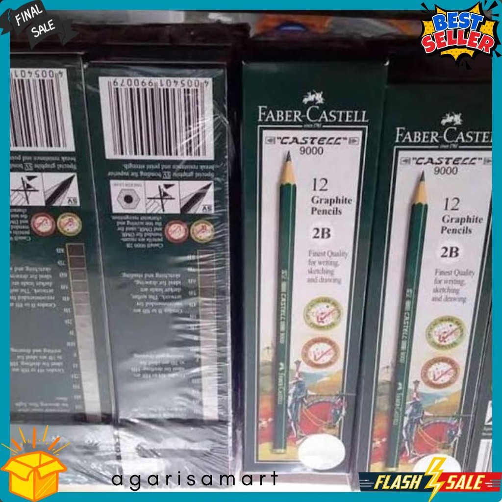 

Pensil Faber Castell 2B Ujian Computer (12 Pcs) Diskon Setengah Harga